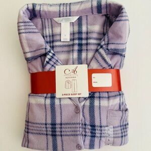 ADONNA Women's 2-Piece Pajama Sleep Set NIP Size L